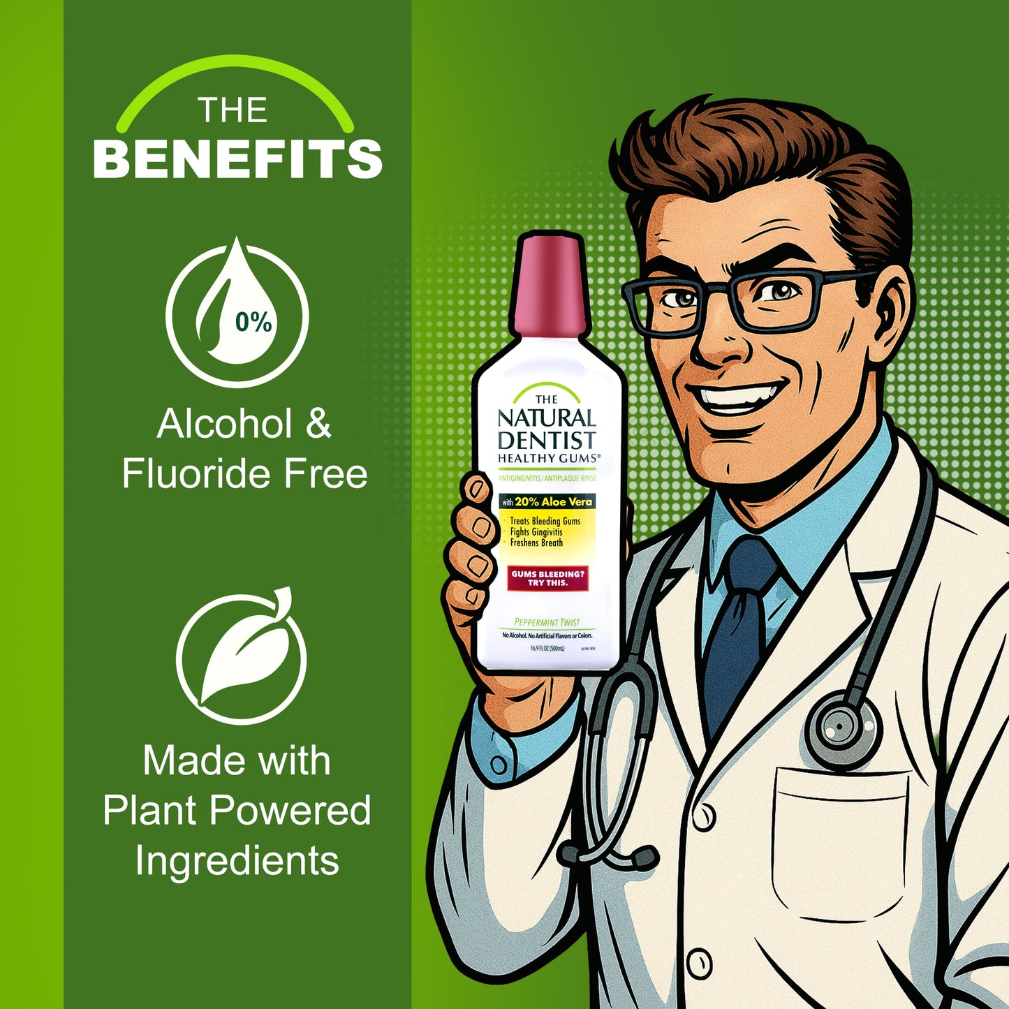 Peppermint Twist Antigingivitis/Antiplaque Mouthwash, 16.9 fl oz