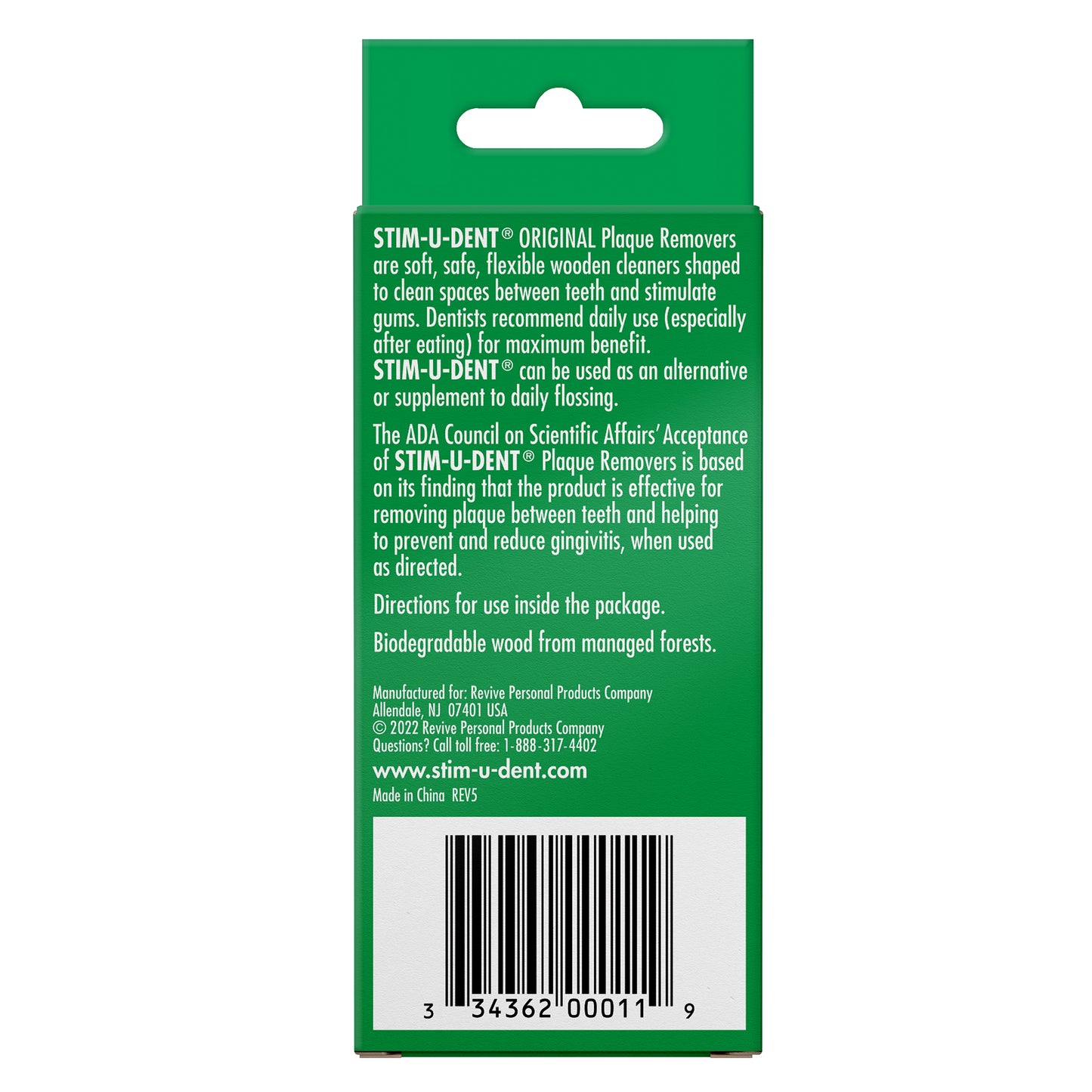 Stim-U-Dent Mint Dental Picks, 8 Packs of 25 Picks (200 Picks)