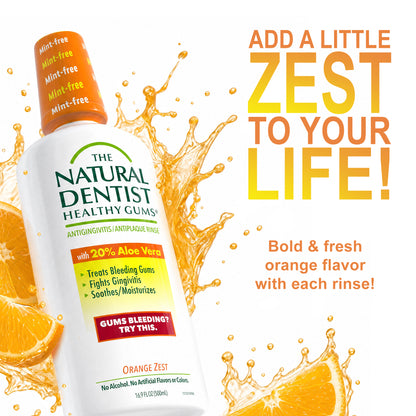 Orange Zest Antigingivitis/Antiplaque Mouthwash, 16.9 fl oz