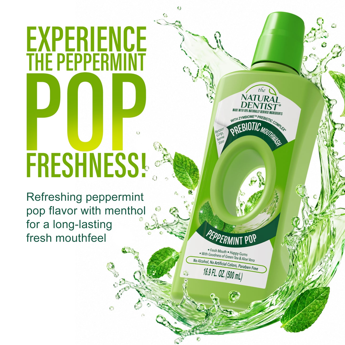 Prebiotic Peppermint Pop 16oz