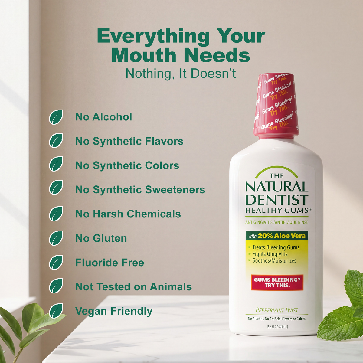 Peppermint Twist Antigingivitis/Antiplaque Mouthwash, 16.9 fl oz